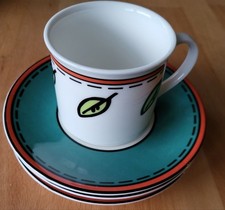 1 x Villeroy & Boch Citta Campagna Novi  Kaffeetasse +  3 x Untertassen