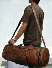 Herren neu leder reise retro - neu,