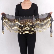 Rows gold coins belt - coins, belly
