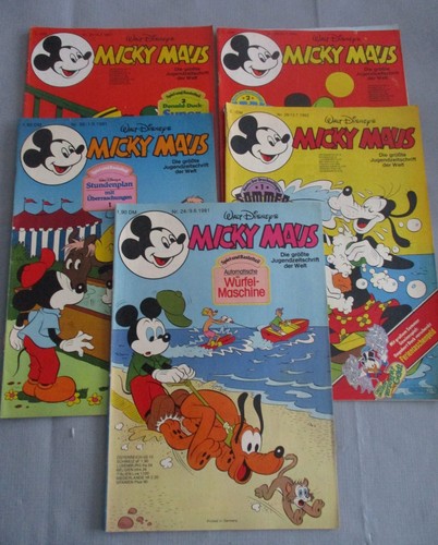 Alte micky maus hefte von - 5,