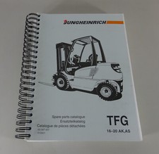 Teilekatalog / Ersatzteilliste Jungheinrich Gabelstapler TFG Stand 2001