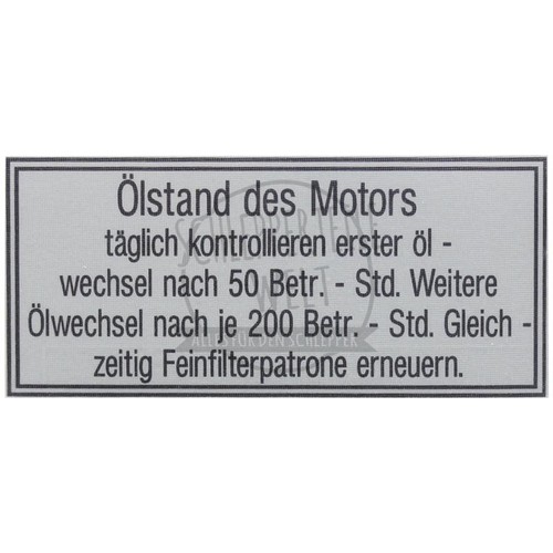 Aufkleber motoröl passend - aufkleber,