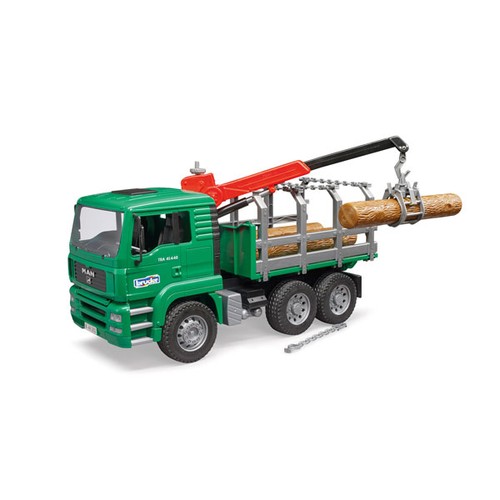 Bruder man holztransport lkw - holztransport,
