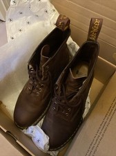 Dr. Martens 1460 Gaucho Braun Brun Fonce Gr. 45 UK 10 TOP Neuwertig