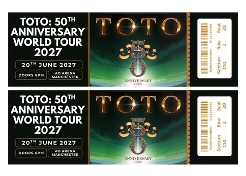 Toto 50th anniversary tour - toto,