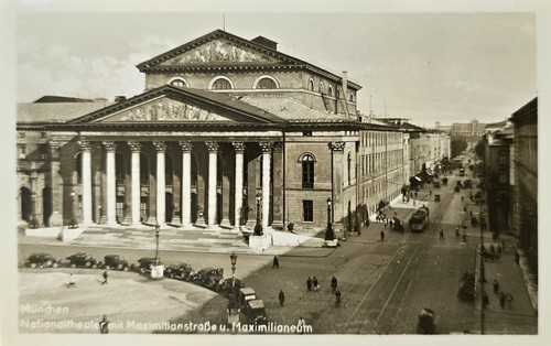 München max joseph platz - ak,