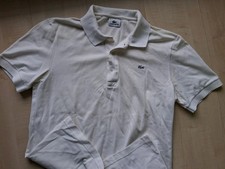 LACOSTE F4811 Polo-Hemd-Golf-Shirt 4/S/M neuw.DEVANLAY France Silber Edition Cre