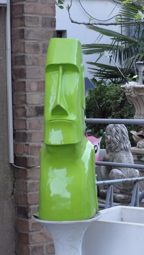 Gartenfigur garten moai figur - garten,