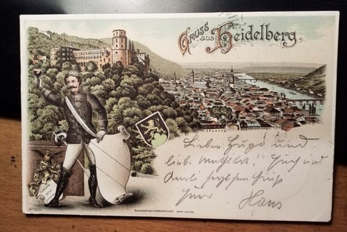 Gruss aus heidelberg 1899 - heidelberg,