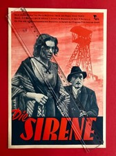 Original DDR Progress Filmplakat 27 x 19 cm um 1955 Die Sirene ( F20576