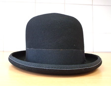 antik Herrenhut Melone Bowler Hut Vintage