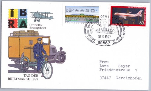 Brief sst tag - brief, briefmarke