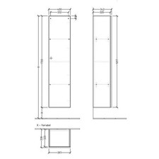 VILLEROY & BOCH Hochschrank