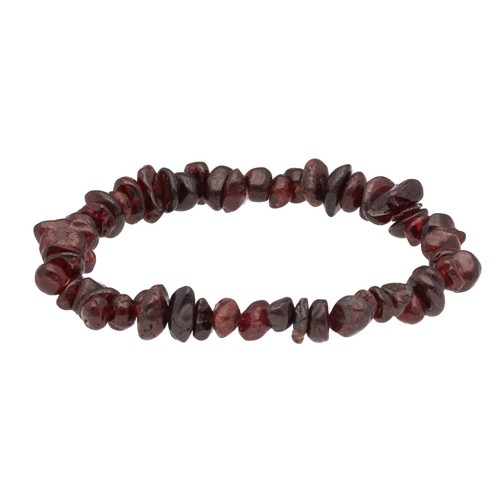 Granat splitterarmband - granat,