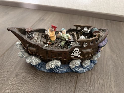 Piratenschiff spardose resin - spardose,