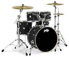 PDP BY DW SHELLSET CONCEPT Maple Schlagzeug Satin Black Drumset CM5 Schwarz