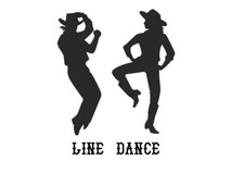 Tanzen Line Dance-Autoaufkleber/Wandtattoo-für Innen und Außen- Wetterfest-Trend