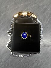 Herrenuhr mit Vergoldeten Ring mit Lapislazuli Stein