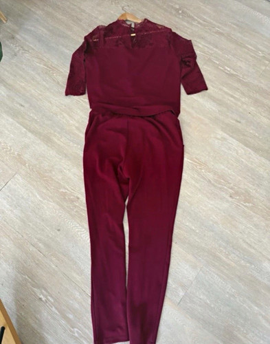 Kaffe ninna overall bordeaux - ninna,