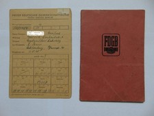 DDR Mitgliedsbuch und
