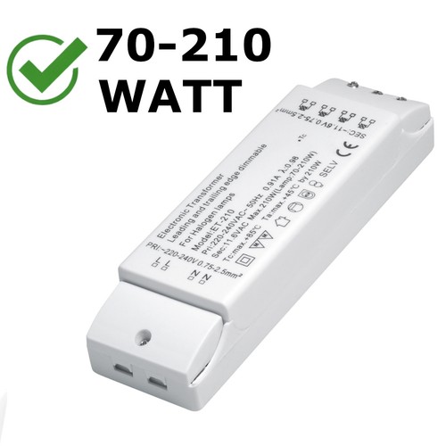 Halogen trafo 210w - trafo, 70-210w
