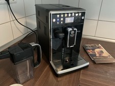 Saeco PicoBaristo Deluxe SM5570/10 Kaffeevollautomat, Schwarz, Display