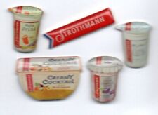 ?Pin-Konvolut 5 Strothmann Pins Quarkspeise Joghurt Drink Rarität selten??