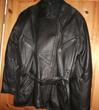 Motorrad Damen Lederjacke Retro Lederjacke Gr. L