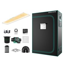 Mars Hydro TSL2000 LED Grow Light+120x60cm Growzelt Komplettset for 1-3 Pflanzen