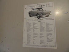 11.1959 VDA Typenblatt  BMW