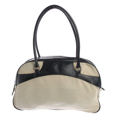 Handtasche prada schwarz weiß - schwarz,