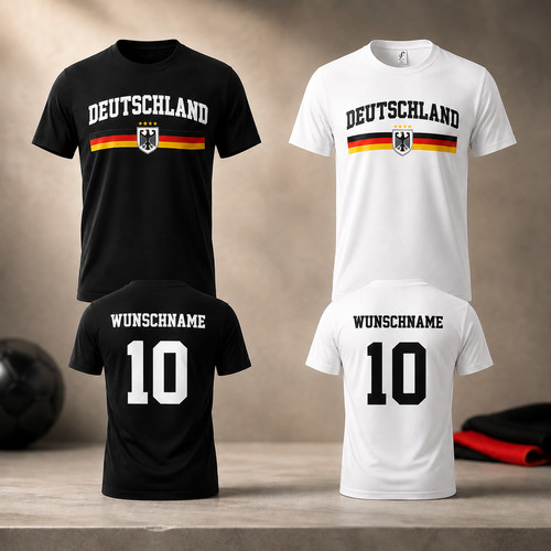 Deutschland shirt trikot - t-shirt, +