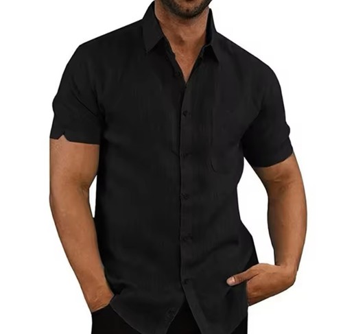 Herren leinenhemd sommer - leinenhemd, –