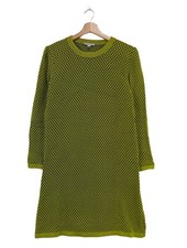 COS Strickkleid Damen Kleid Gr. DE 38 blassgelb-schwarz Casual-Look