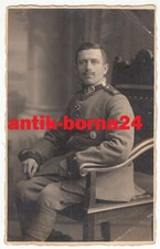 Studio Portrait Foto Soldat Feldgrau Freikorps Kennung Schukla Art.Rgt. 25 #96