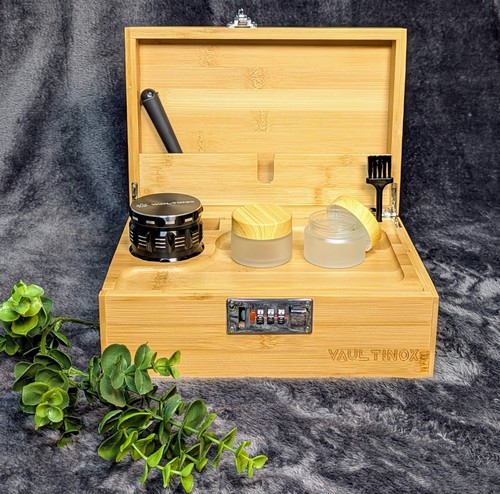 Premium stash box - box, bambus