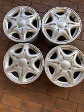 Satz  Alufelgen  6,5x15.  4x100 50ET Glanz Silber Renault Clio 1 Iii