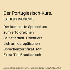 Der Portugiesisch-Kurs. Langenscheidt: Der komplette Sprachkurs zum erfolgreiche