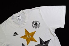 Adidas Deutschland T-Shirt Weltmeister Trikot Jersey Weiß WM 2014 54 74 90 14  M
