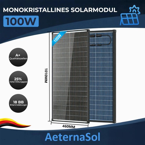 100w 12v monokristallin - 100w,