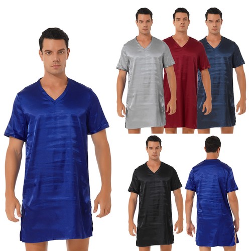 Nachthemd damen herren satin - nachthemd,