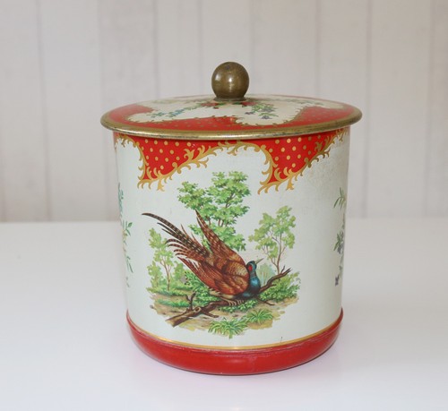 Vintage blechdose 50er jahre - blechdose,