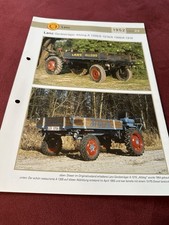 LANZ  Geräteträger Alldog  A 1205/1215/1305 Traktor Schlepper  Weltbild Prospekt