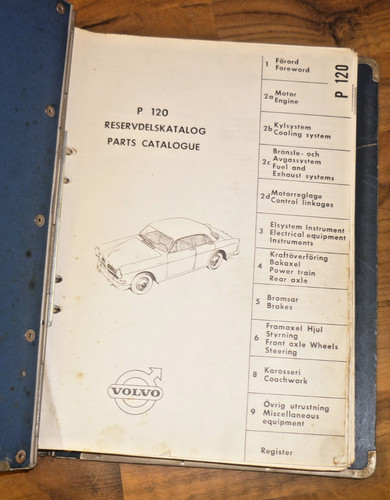 Volvo p120 teilekatalog - teilekatalog, parts