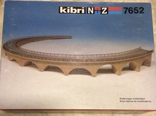 Kibri N/Z 37662 Rampe/Auffahrt gebogen, von 0-4,7cm H, B 3,7cm, R1=195mm