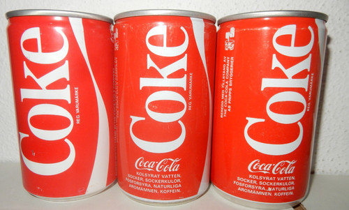 Alte 1980 coca - coca, cola
