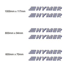 Hymer wohnwagen aufkleber set - wohnwagen,