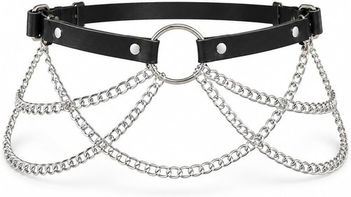 Gothic bauchkette verstellbar - gothic,