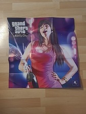 Grand Theft Auto Episodes from Liberty City Poster & Map Official GTA Poster PS2