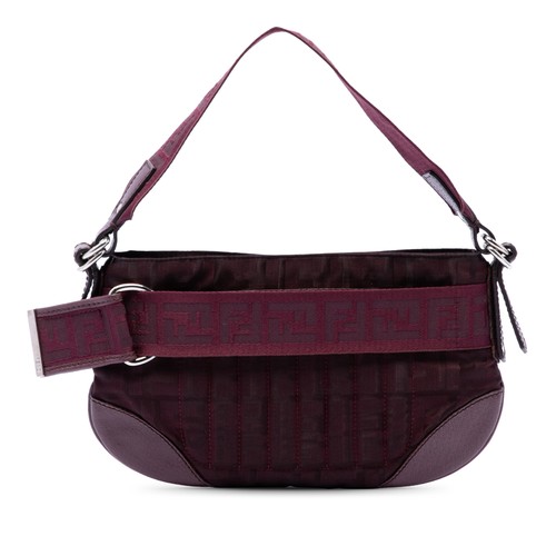 Fendi zucca nylon pochette - nylon,